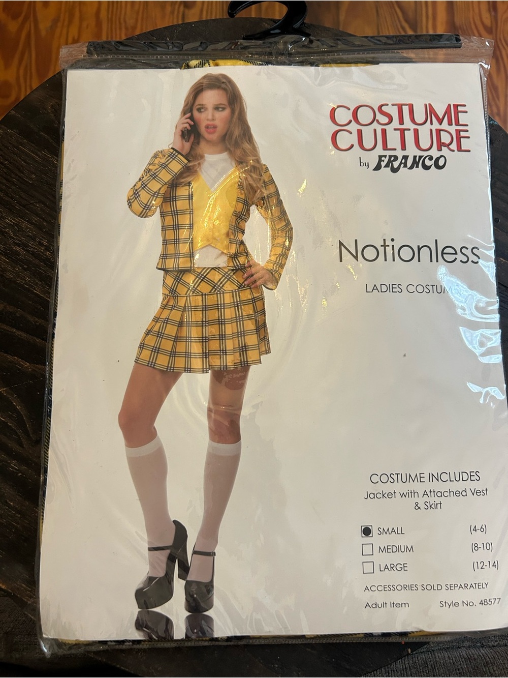 Cher from Clueless Yellow Plaid Ladies Schoolgirl Costume